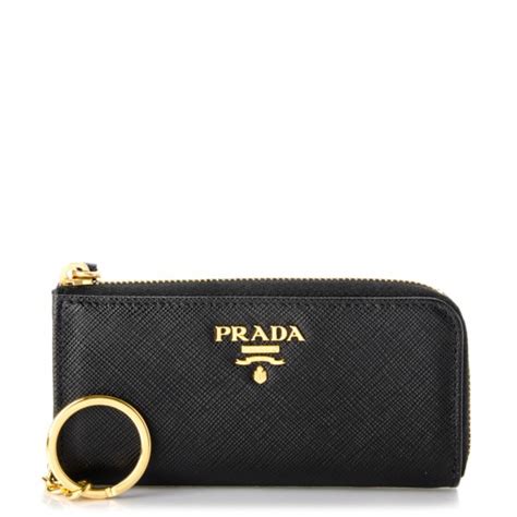 prada edward keychain|designer key pouch women's Prada.